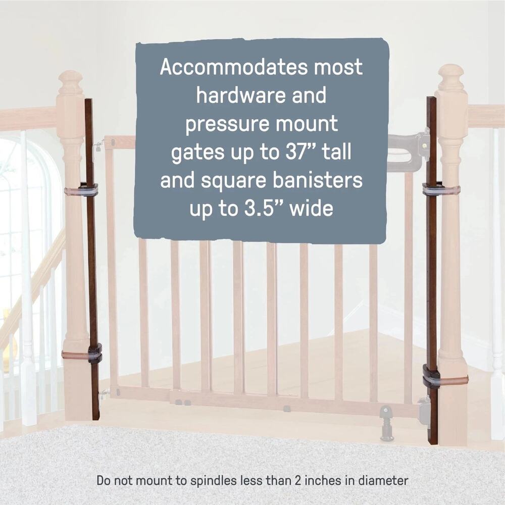 NEW Summer Banister to Banister Universal Gate Mounting Kit Fits All Posts - Picture 2 of 5